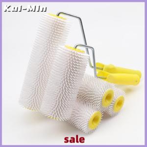 Kui-Min 1PC 15 22CM Defoaming Drum Brush Spike Roller Latex Floor Self Compound Roller Leveling Screed Spiked Roller Paint Brush Roller