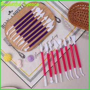 Beautiful 8pcs Set Clay Modeling Tools Plastic Wax Carving Pottery Tools Carving Sculpture Shaper Polymer Clay Sculpting Set