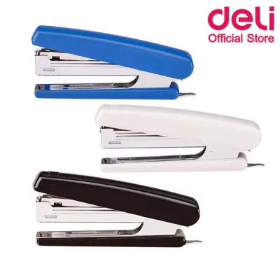 Deli ชุดเครื่องเย็บกระดาษ 15 แผ่น คละสี 1 ชิ้น Stapler Set 0251 เครื่องเย็บกระดาษ ที่เย็บกระดาษ เครื่องใช้สำนักงาน อุปกรณ์สำนักงาน อุปกรณ์ออฟฟิศ