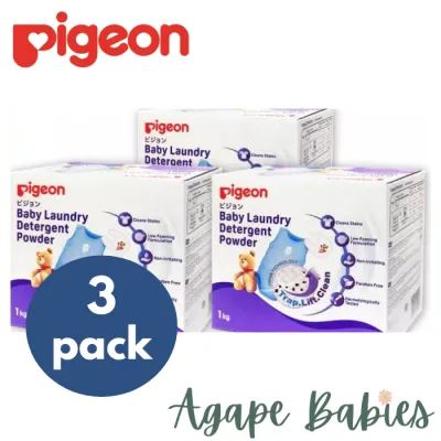 [Bundle Of 3] Pigeon Baby Laundry Detergent Powder 1Kg