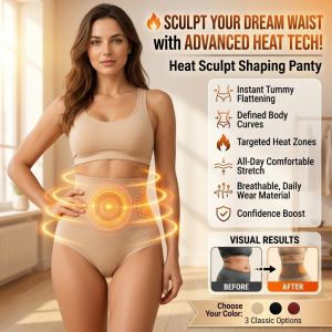Womens Shapewear Underwear Tummy Control Body Shaper 30 Minute Targeted Body Shaping Innerwear Waist Shaper Comfortable Figure Shaping Lingerie