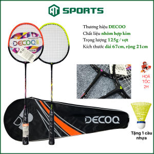 Bộ Vợt Cầu Lông Chính Hãng (2 Vợt) DECOO 11 - Cặp Vợt Cầu Lông Tốt Nhẹ Dây Căng