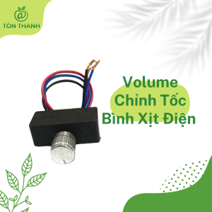 CÔNG TẮC VOLUME ĐIỀU CHỈNH TỐC ĐỘ BÌNH XỊT ĐIỆN 12V MÁY PHUN SƯƠNG BƠM CÁC LOẠI