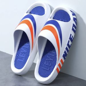 Inaso Sandal Slide Slop Pria Karet Rumah Sendal Casual Jelly Flip Flop Slipper Ringan Empuk Elastis HSN163