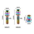 MUSASI Hợp  Titan Bu lông Titan Bạc Đen Vàng M5x17mm m5x19mm Đai ốc xe đạp  Đạp xe Bu lông thân hợp. 