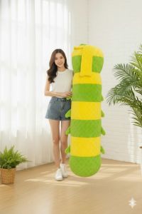 Gấu Bông Sâu Sắc Màu Size 1m2-1m4 Sâu Bông Cao Cấp Đàn Hồi Cực Tốt Gối Ôm Hình Sâu Khổng Lồ Siêu Mềm Quà Tặng Sinh Nhật.