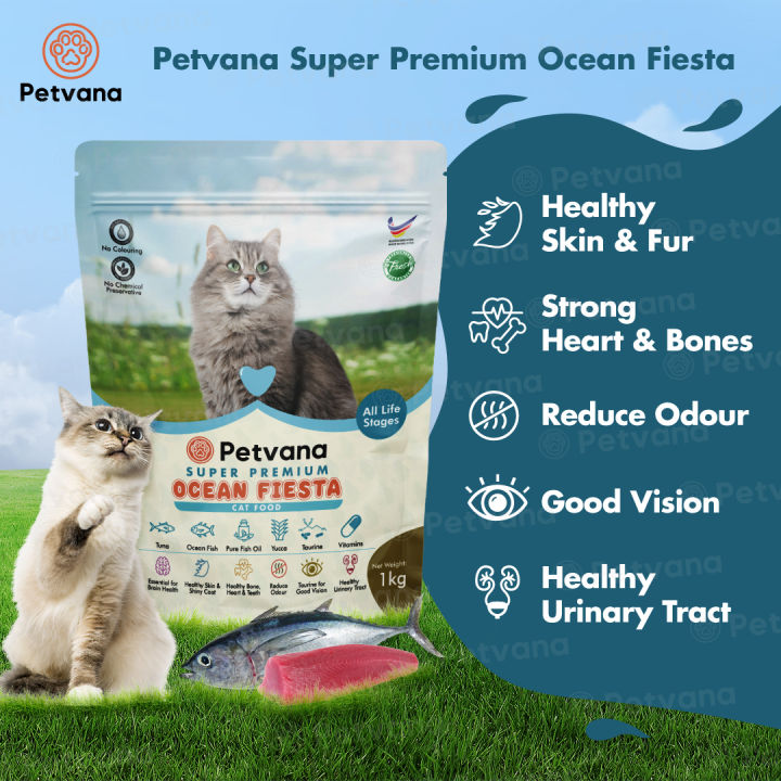 Petvana Super Premium Ocean Fiesta Cat Kibbles for Adult Cats & Kittens