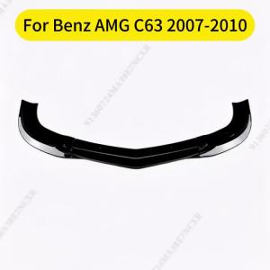 Kail Front Spoiler Splitter Bumper Lip For Benz AMG C63 W204 2007-2010 Chin Air Dam Guard Tuning Accessories 3T7R1