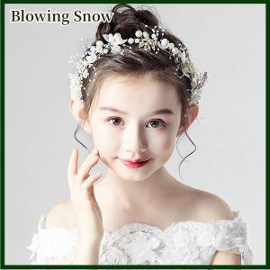 Blowing ที่คาดผมไข่มุกสำหรับเจ้าสาวพวงมาลัยดอกไม้สำหรับเจ้าสาวที่คาดผมเครื่องประดับผม