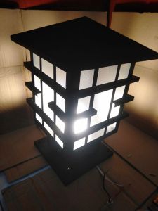 Lampu Pagar Pilar Taman Minimalis hias Outdoor Kap BAHAN TEBAL KWALITAS TERBAIK