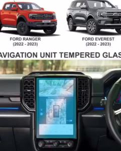 FC10.1 inch Screen Protector Ford Ranger XLT Sport Everest Trend Limited Sport 2023 2026 Tempered Glass Film Car GPS Navigation Center Screen Ford Ranger Everest Interior Accessories
