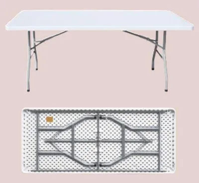 FOLDABLE RECTANGLE TABLE 5FT (POLARIS)