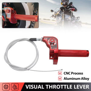 22mm CNC Aluminum Throttle Grip Quick Twister + Throttle Motorcycle Modification Accessories