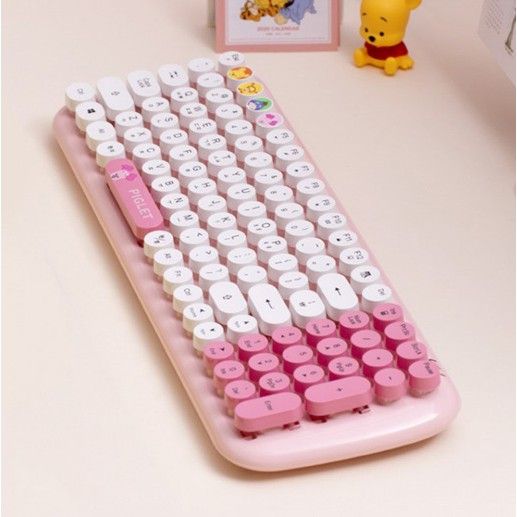 BTS BT21 Disney ROYCHE Wireless Keyboard Mickey Pooh Piglet | Lazada