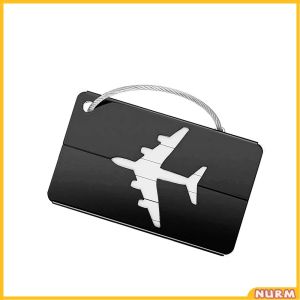 Nurm Luggage Tag Aluminum Alloy Anti-loss Label Aircraft Baggage Tag
