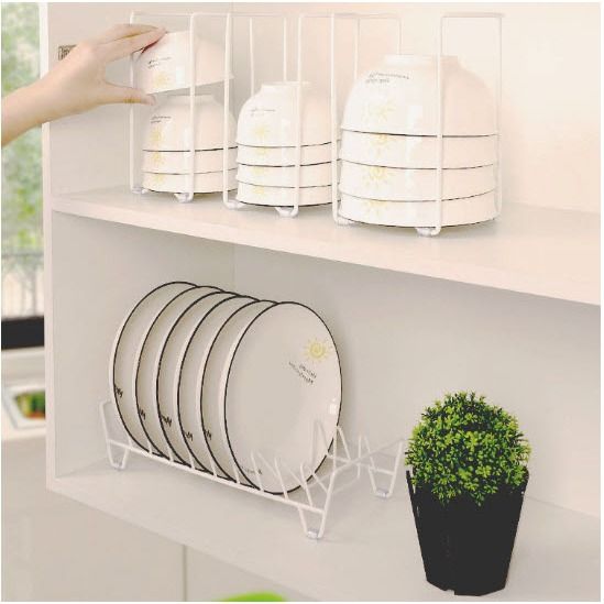 Japanese Minimalist Style Kitchen Drying Bowl Rack Organizer - Main Image