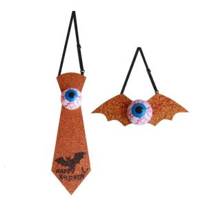 Glowing nhãn cầu Cà Vạt đèn LED lên Cà Vạt lễ hội cà vạt decors cho trang phục Halloween bên và cosplay sự kiện