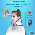 Đai hơi kéo giãn cột sống cổ Leamai C02, nâng và kéo giãn đốt sống cổ, hỗ trợ giảm đau cổ, lưng và thoát vị đệm cổ [TBYT H-Care]. 