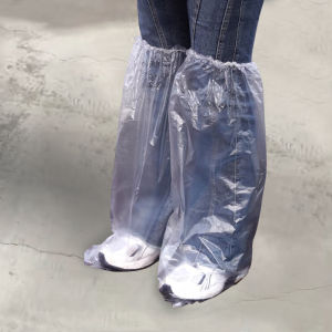 Combo 5 Đôi Bọc Giày Đi Mưa Trong Suốt Bằng Nhựa Dày Chống Nước Tiện Lợi