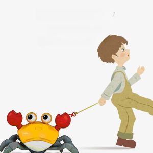 MAINAN Keong listrik mainan anak dengan lampu dan musik dapat menghindari rintangan siput