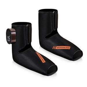 PHANT 1Pair Dual-Area Airbag Electric Foot Massager Heating Function Vibration Ankle Massager Foot Protection Wireless Design Foot Protection Brace Foot Muscle Relaxation
