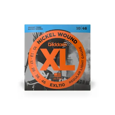 DADDARIO EXL110 Nickel Wound Regular Light DADDARIO ELECTRIC GUITAR STRINGS