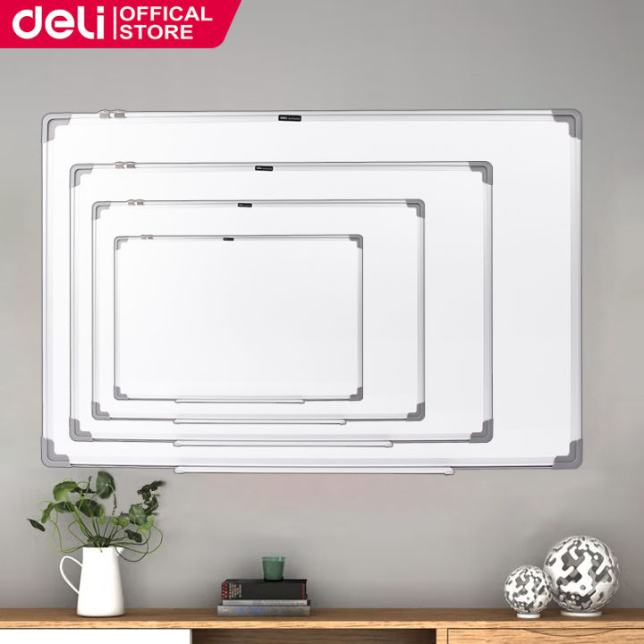 Deli Whiteboard 24IN×36IN Whiteboard Multiple Sizes White