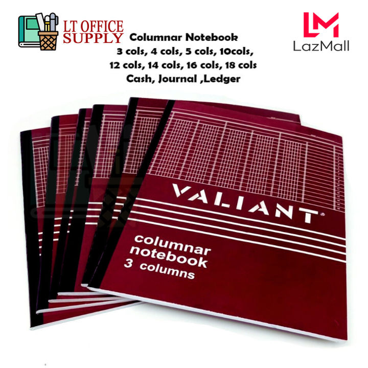 Valiant Columnar Notebook 50 Leaves | Lazada PH