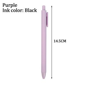 Macaron 0.5 Pens Ins Style Stationery Press Pen Push Gel Pen Black Ink Sign Pen School Supplies