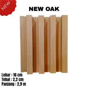 PAKET ISI 10 PCS WALLPANEL KOTAK WPC PREMIUM 16CM x 22MM x 2.9M BRUNO SERIES DEKORASI DINDING