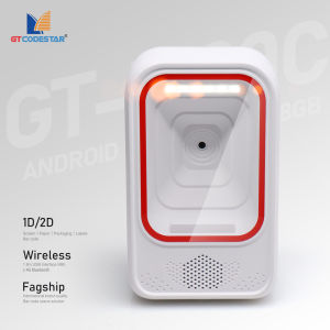 GTCODESTAR GT-7100C Supermarket Auto Sense Wechat Alipay Payment Box QR Code Reader Handfree Wireless Desktop 2D Barocde Scanner