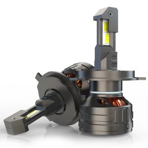 ODNUM (2PCS) h4 bohlam lampu depan led untuk aksesoris mobil tinggi dan rendah mobil super terang 200w 40000lm 6000k IP68 Tahan Air Super putih HB2 / 9003 bohlam lampu depan led untuk sepeda motor