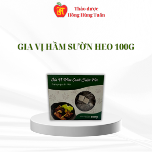 Hộp gia vị hầm canh sườn heo 100g Hồng Hùng Tuấn tăng đề kháng bổ tỳ vị bổ máu.