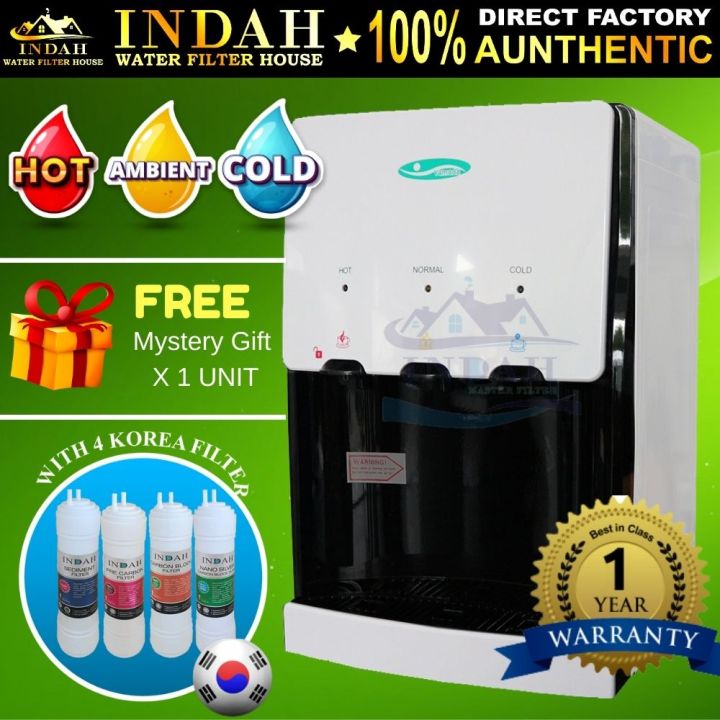 Yamada Water Dispenser Hot Normal Cold Model: 389-22 With 4 JAKIM Halal ...