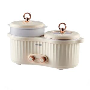 Nồi cơm đôi Nồi cơm điện đa năng tự động 4-5 người Nồi lẩu điện chiên nồi vịt quýt chống dính