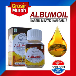 Makkata ALBUMOIL Kapsul Minyak Ikan Gabus Obat Luka Dalam Dan Luar Paling Ampuh ORIGINAL BPOM