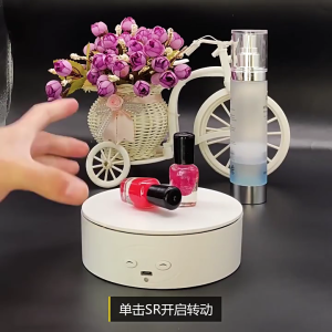 Rotating Display Stand or USB Powered Turntable for Product Presentation for Collectibles and Retail Showcases