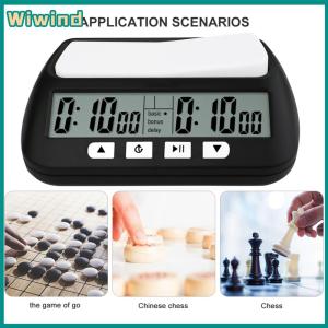 นาฬิกาหมากรุกมืออาชีพนับขึ้นลงชั่วโมงการแข่งขันนาฬิกาหมากรุกแบบพกพาเกมตารางดิจิตอลสำหรับหมากรุกนานาชาติ