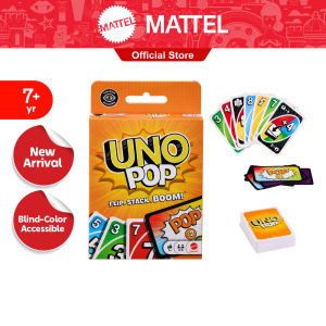 [NEW] UNO Pop for Kids Teens Grown-Ups Family Nights Party Game Parties Travel & Camping with 12 Special Pop Cards (JNJ24​)
