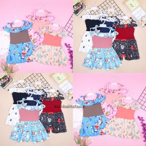 Jumpsuit Sweety uk Bayi - 4 Tahun / Baju Anak Perempuan Overall Kensi Baby Cewek Adem Born Import