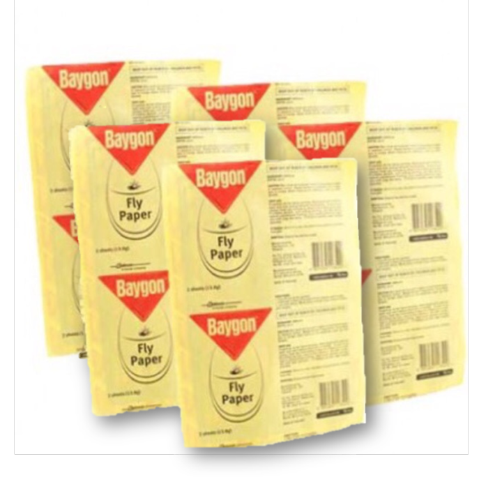 Baygon Fly Paper 2 Sheets 13.8g - Pack of 5 | Lazada PH