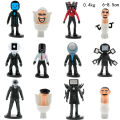 Leiao UT【🔥HOT✔️Ready】Toilet Man VS Surveillance Man Mode Ornaments Skibidi Toilet Plush Soft Toy Cameraman TV Man Skibidi Dop Dop Speakerman Speaker Man. 