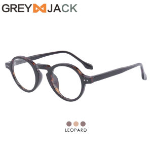 Grey Jack Kacamata Antiradiasi Blueray Model Bulat Bahan TR90 Fashion Pria Wanita Bisa Minus Antiradiasi Blueray Photocromic Bluecromic Keren Kokoh Terbaru 8612