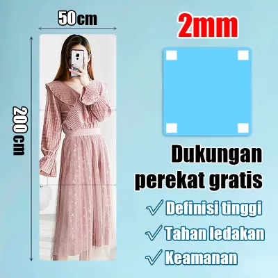 【Termurah】Cermin Stiker Tempel Dinding Ukuran 20/30/40CM 4PCS Acrylic Mirror Bendable DIY for Bedroom/Bathroom Cermin dinding Cermin tempel dinding Kacamata cermin dinding tempel stiker Kaca cermin dinding Kaca dinding cermin Cermin dinding aesthetic