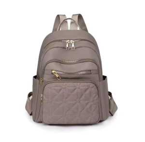 Tas Ransel Wanita Casual Korean Style Multifungsi - Kanvas Warna Cacao/Kayu Manis/Giok/Kuning