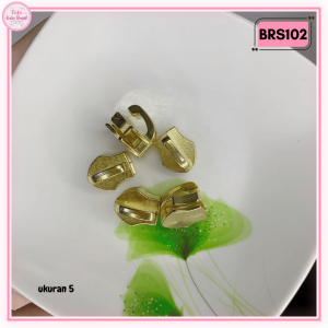 BRS1 Body Resleting uk 5 Rel Plastik / Nylon YKK (Per Butir)
