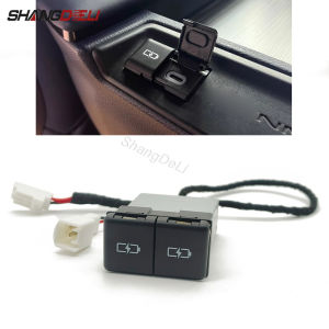 45W+45W Double Type-C Quick Charger Adapter for Toyota Sienna Camry Highlander Corolla RAV4 Land Cruiser 2018-2022 Accessories