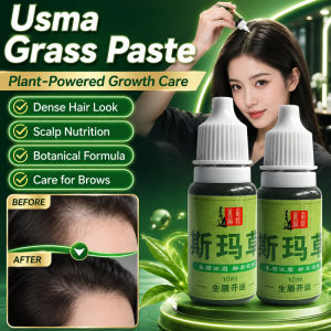 Xinjiang Pure Usma Grass Juice Hair Growth Serum Anti Hair Loss Treatment Hair Tonic Eyelash and Eyebrow Growth Liquid Quickly Hair Growth Essence 生发精华