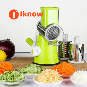 Saya tahu fungsi slicer drum pemotong sayur cepat Rocker parut pencincang makanan kentang shredder wang chopper carrot shredder operasi roller mudah dan besar buruh