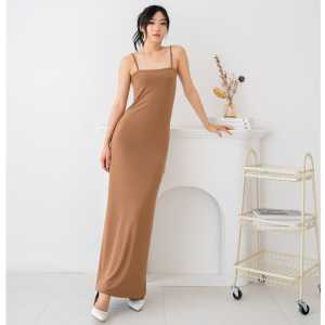 (TERMURAH) Long Dress Maxi Tanktop Terbaru | Dress Tanktop Party Bahan Spandek | Dress Wanita Termurah